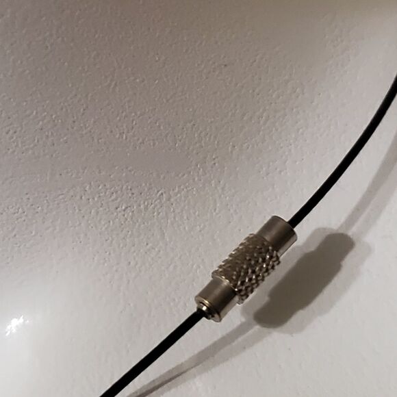 Silver Tone & Black Fairy Tail Necklace - Picture 5 of 5